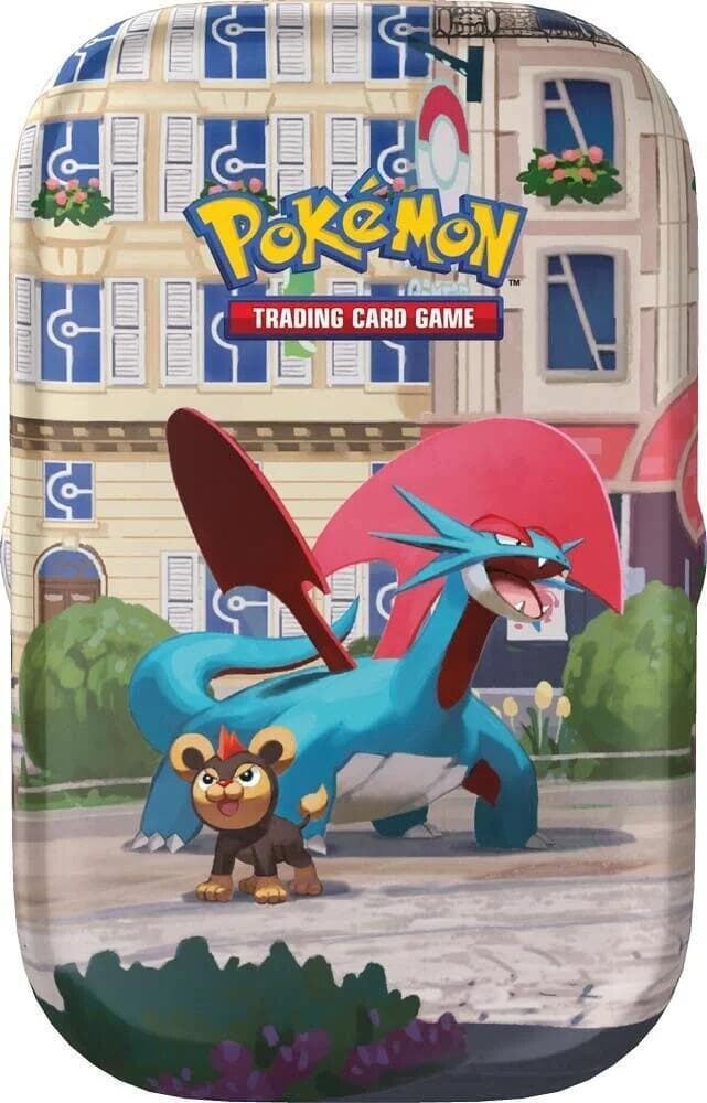 Lumiose City Mini Tin Salamence y Litleo